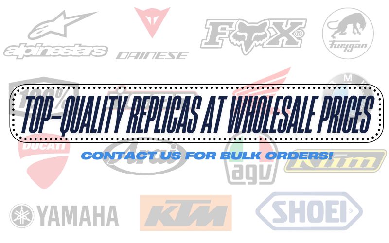 Réplica de equipamento de motociclismo